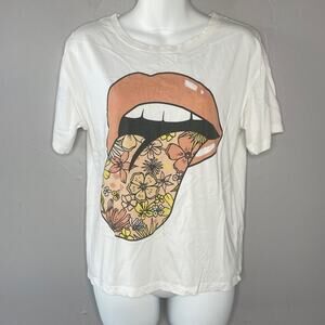 DEX Graphic Tee Womens XSmall Retro Concert Tshirt Emo Grunge Punk Rock n roll